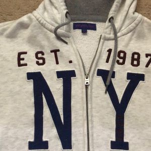 Aeropostale light grey hoodie/jacket